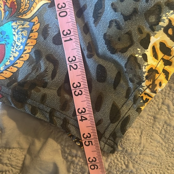 White Mark 3/4 Sleeve Handkerchief Hem Tunic Top (size 1x) - Picture 5 of 16